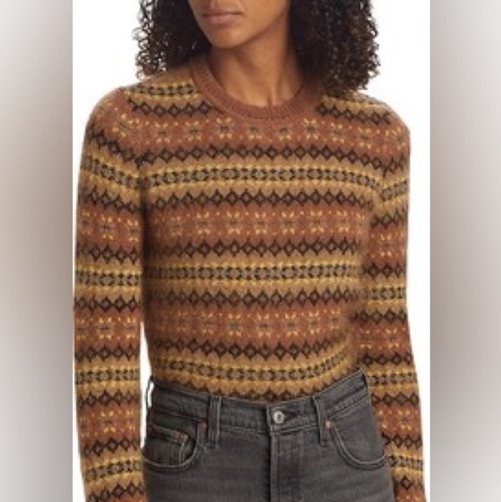 Doen Fran Fair Isle Wool-Mohair Sweater